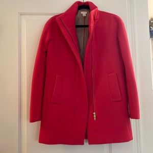 JCrew City coat in Seaside Coral